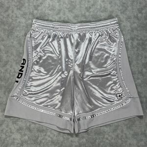 AND1 light grey Y2K streetwear athletic baggy basketball shorts mens XXL